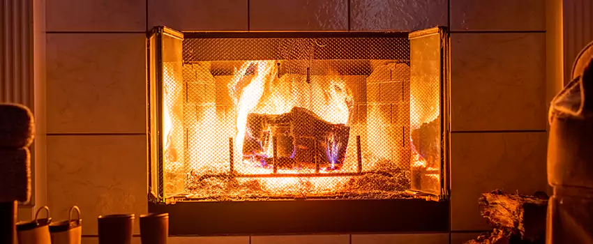 Mendota Hearth Landscape Fireplace Installation in Myrtle Beach, South Carolina